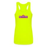Tucker Mack | 2022 | Women’s Racerback Tank - neon yellow