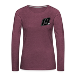 Jase Mongeon | 2022 | Women's LS T-Shirt - heather burgundy
