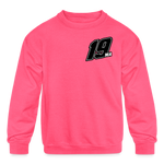 Jase Mongeon | 2022 | Youth Crewneck Sweatshirt - neon pink