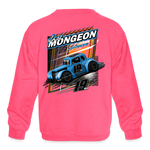 Jase Mongeon | 2022 | Youth Crewneck Sweatshirt - neon pink