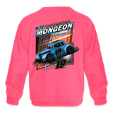 Jase Mongeon | 2022 | Youth Crewneck Sweatshirt - neon pink