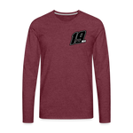 Jase Mongeon | 2022 | Men's LS T-Shirt - heather burgundy