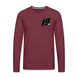 Jase Mongeon | 2022 | Men's LS T-Shirt - heather burgundy