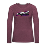 Eads Racing| 2022 | Women's LS T-Shirt - heather burgundy