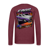 Eads Racing | 2022 | Men's LS T-Shirt - heather burgundy