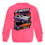 Eads Racing | 2022 | Youth Crewneck Sweatshirt - neon pink