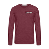 Jesse Fritts | 2022 | Men's LS T-Shirt - heather burgundy