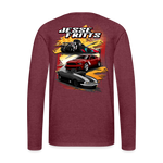 Jesse Fritts | 2022 | Men's LS T-Shirt - heather burgundy