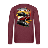 Jesse Fritts | 2022 | Men's LS T-Shirt - heather burgundy