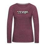 Jesse Fritts | 2022 | Women's LS T-Shirt - heather burgundy