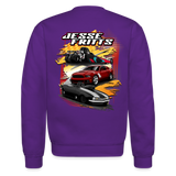 Jesse Fritts | 2022 | Adult Crewneck Sweatshirt - purple