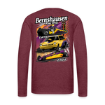 Bernshausen Racing | 2022 | Men's LS T-Shirt - heather burgundy