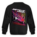 Natalie Angell | 2022 | Youth Crewneck Sweatshirt - black