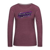 Berlett Racing | 2022 | Women's LS T-Shirt - heather burgundy