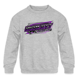 Berlett Racing | 2022 | Youth Crewneck Sweatshirt - heather gray