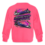 Berlett Racing | 2022 | Youth Crewneck Sweatshirt - neon pink