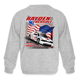 Rayden Eversole | 2022 | Youth Crewneck Sweatshirt - heather gray