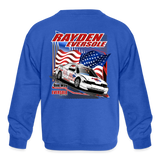 Rayden Eversole | 2022 | Youth Crewneck Sweatshirt - royal blue