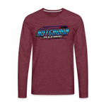 Hutchison Racing | 2022 | Men's LS T-Shirt - heather burgundy