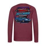 Hutchison Racing | 2022 | Men's LS T-Shirt - heather burgundy