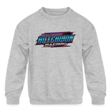 Hutchison Racing | 2022 | Youth Crewneck Sweatshirt - heather gray