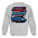 Hutchison Racing | 2022 | Youth Crewneck Sweatshirt - heather gray