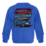 Hutchison Racing | 2022 | Youth Crewneck Sweatshirt - royal blue