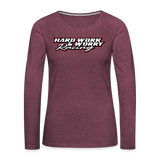 Terri Fritts | 2022 | Women's LS T-Shirt - heather burgundy