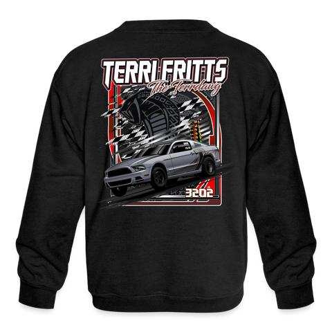 Terri Fritts | 2022 | Youth Crewneck Sweatshirt - black