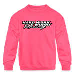 Terri Fritts | 2022 | Youth Crewneck Sweatshirt - neon pink