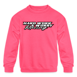 Terri Fritts | 2022 | Youth Crewneck Sweatshirt - neon pink