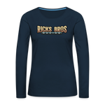 Ricks Bros Racing | 2022 | Women's LS T-Shirt - deep navy