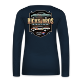 Ricks Bros Racing | 2022 | Women's LS T-Shirt - deep navy