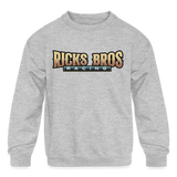 Ricks Bros Racing | 2022 | Youth Crewneck Sweatshirt - heather gray