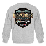 Ricks Bros Racing | 2022 | Youth Crewneck Sweatshirt - heather gray