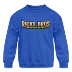 Ricks Bros Racing | 2022 | Youth Crewneck Sweatshirt - royal blue