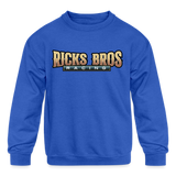 Ricks Bros Racing | 2022 | Youth Crewneck Sweatshirt - royal blue