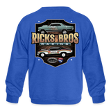 Ricks Bros Racing | 2022 | Youth Crewneck Sweatshirt - royal blue