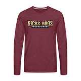 Ricks Bros Racing | 2022 | Men's LS T-Shirt - heather burgundy