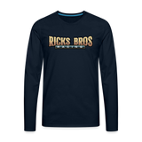 Ricks Bros Racing | 2022 | Men's LS T-Shirt - deep navy