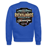 Ricks Bros Racing | 2022 | Adult Crewneck Sweatshirt - royal blue