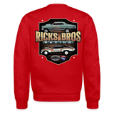 Ricks Bros Racing | 2022 | Adult Crewneck Sweatshirt - red