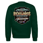 Ricks Bros Racing | 2022 | Adult Crewneck Sweatshirt - forest green