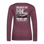 Tucker Clark | 2023 | Women's LS T-Shirt - heather burgundy
