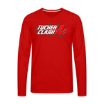 Tucker Clark | 2023 | Men's LS T-Shirt - red