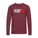 Tucker Clark | 2023 | Men's LS T-Shirt - heather burgundy
