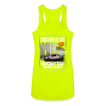 Tucker Clark | 2023 | Women’s Racerback Tank - neon yellow