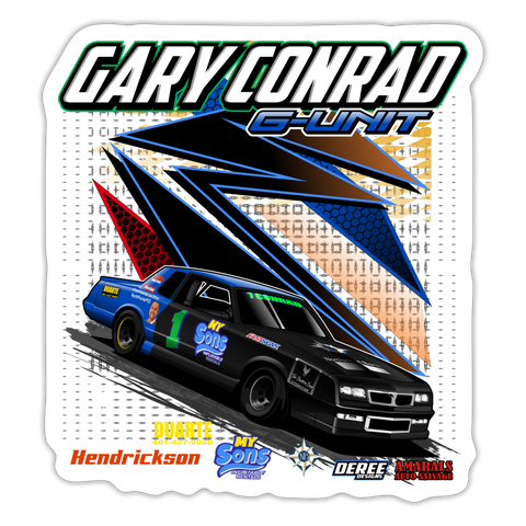 Gary Conrad | 2023 | Sticker - white matte