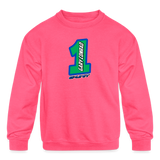 Gary Conrad | 2023 | Youth Crewneck Sweatshirt - neon pink