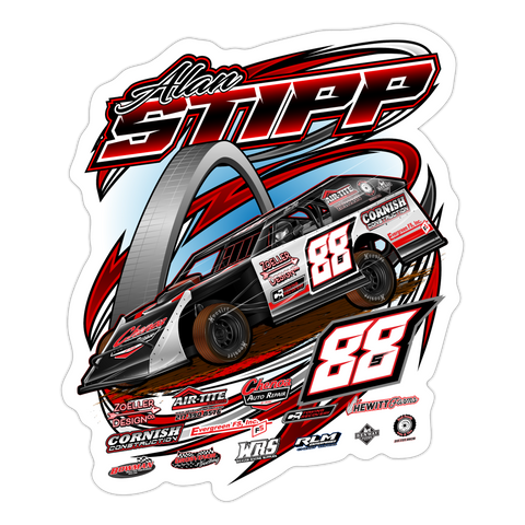 Alan Stipp | 2023 | Sticker - white matte